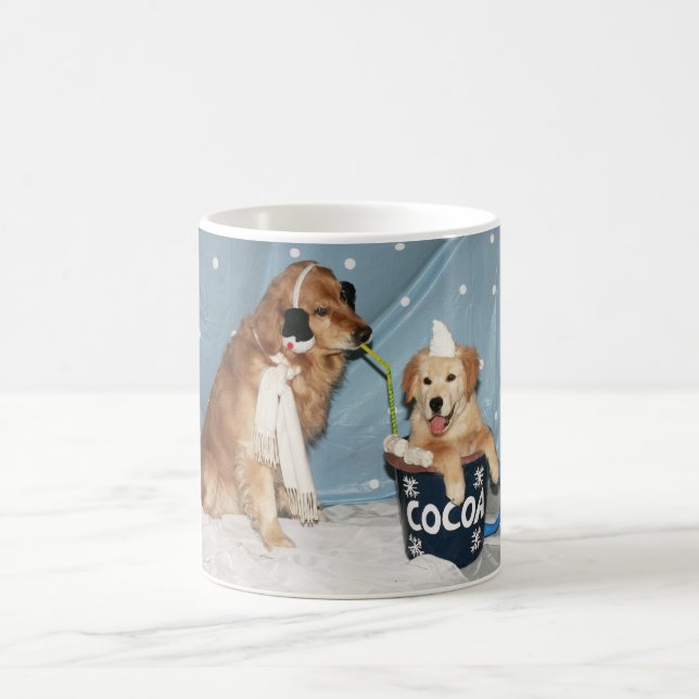 Golden Retriever Cup of Cocoa (Center)