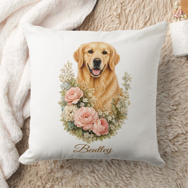Golden Retriever Cushion (Blanket)