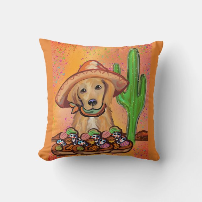 Golden Retriever Cushion (Front)