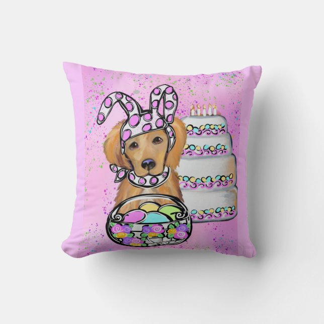 Golden Retriever Cushion (Front)