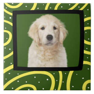 Golden Retriever customised photo frame  Tile