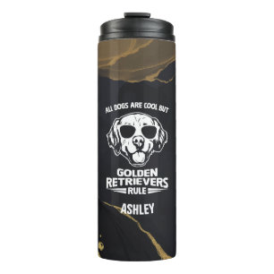 Golden retriever Cute Gift for Dog Dad Dog Mum Thermal Tumbler