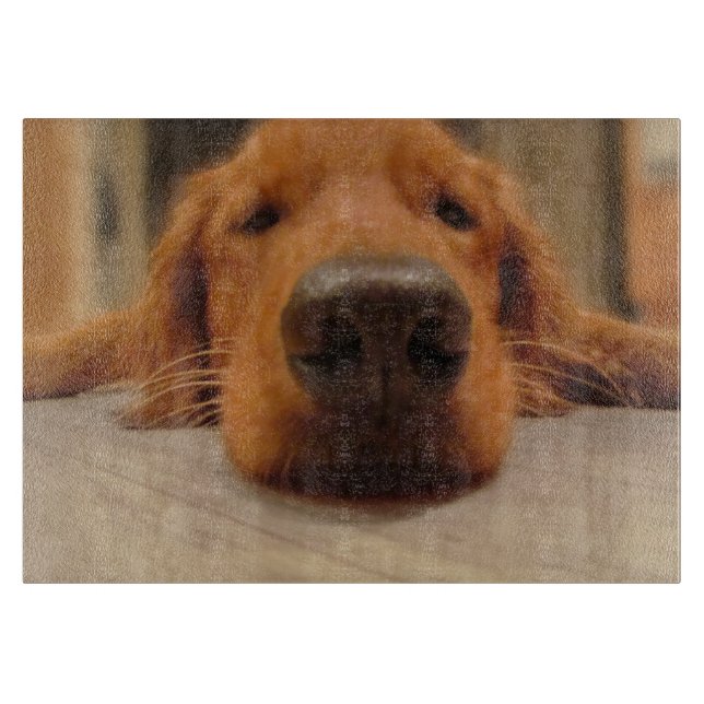 Golden Retriever Cutting Board (Front)
