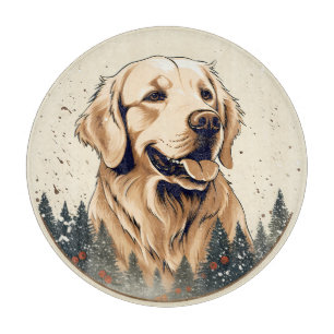 Golden retriever cutting board