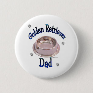 Golden Retriever Dad - Button