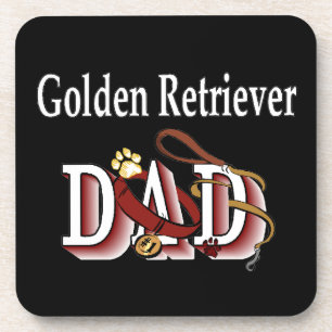 Golden Retriever Dad Coaster
