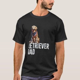 Golden Retriever Dad Dog Dad Dog Retriever Lover T-Shirt
