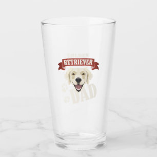 Golden Retriever Dad, Dog Dad Glass