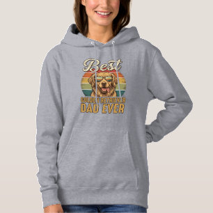 Golden Retriever Dad Ever Vintage Sunset Shirt Des