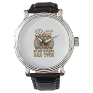 Golden Retriever Dad Ever Vintage Sunset Shirt Des Watch