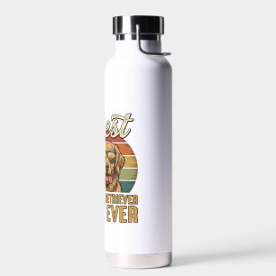 Golden Retriever Dad Ever Vintage Sunset Shirt Des Water Bottle