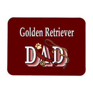 Golden Retriever Dad Magnet