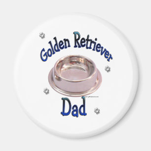 Golden Retriever Dad - Magnet