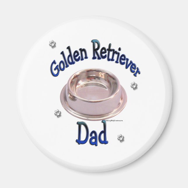 Golden Retriever Dad - Magnet (Front)