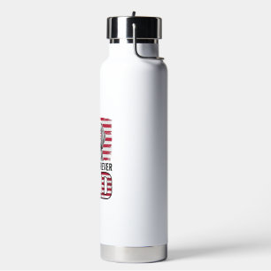 Golden Retriever Dad Patriotic Vintage Dog Shirt_1 Water Bottle