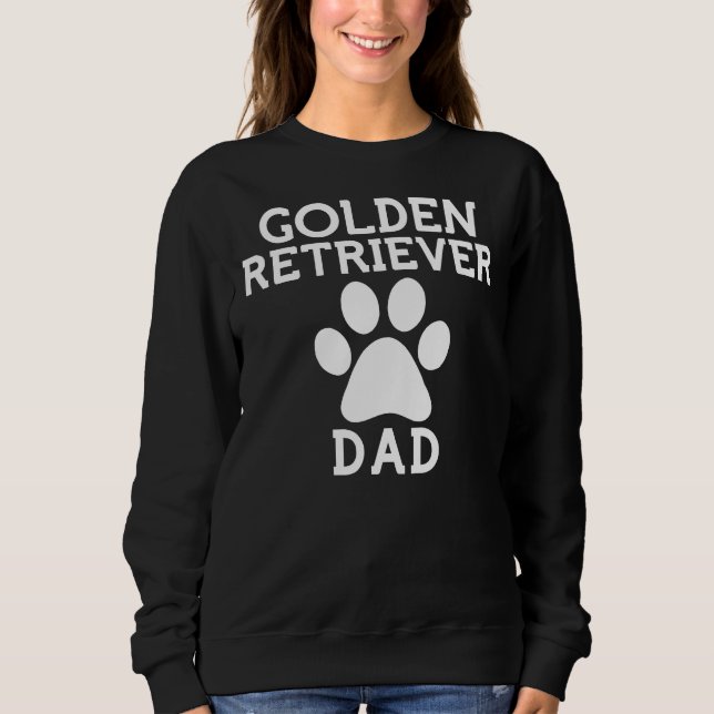 Golden Retriever Dad Paw Sweatshirt (Front)