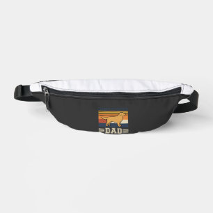 Golden Retriever Dad Retro Dog Bum Bags