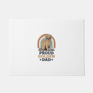 Golden Retriever Dad Shirt Vintage Dog Father Gift Doormat