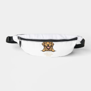 Golden Retriever Dad Vintage Engraving Bum Bags