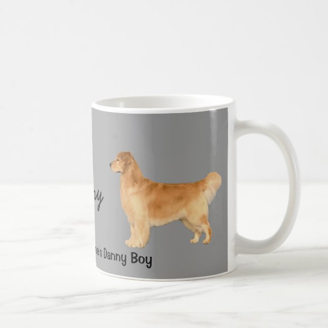 Golden Retriever Danny Boy Mug (Right)