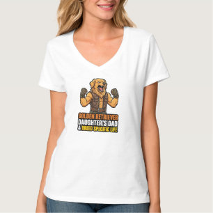Golden Retriever Daughter's Dad T-Shirt
