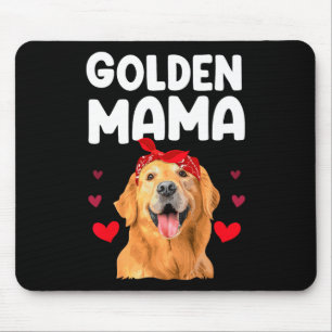 Golden Retriever Design For Mum Women Golden Retri Mouse Pad