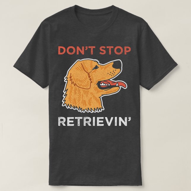 Golden Retriever Dog 2 T-Shirt (Design Front)