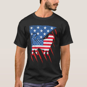 Golden Retriever Dog 4th Of July Merica Men Women  T-Shirt