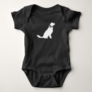 Golden Retriever Dog Baby Shower Bodysuit