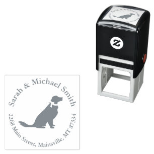 Golden Retriever Dog Baby Shower Gender Neutral Self-inking Stamp