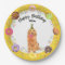 Golden Retriever Dog Birthday Party Paper Plate