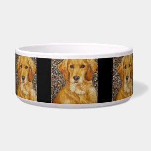Golden Retriever Dog Bowl