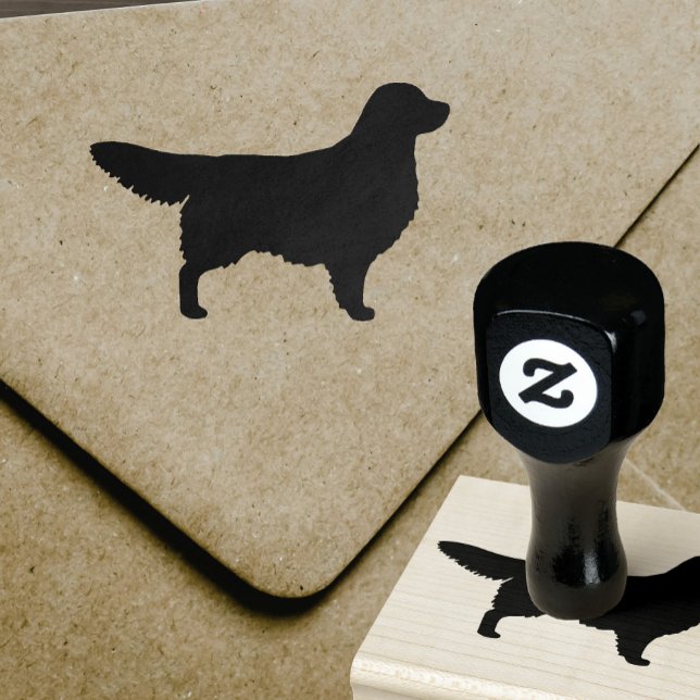 Golden Retriever Dog Breed Silhouette Rubber Stamp (Creator Uploaded)