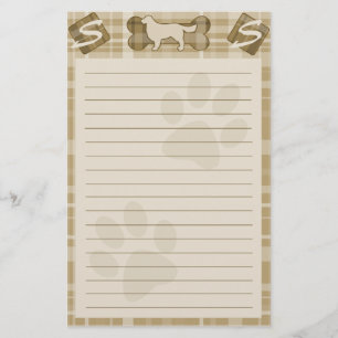 Golden Retriever Dog Breed Stationery