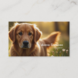 Golden Retriever Dog Business Card