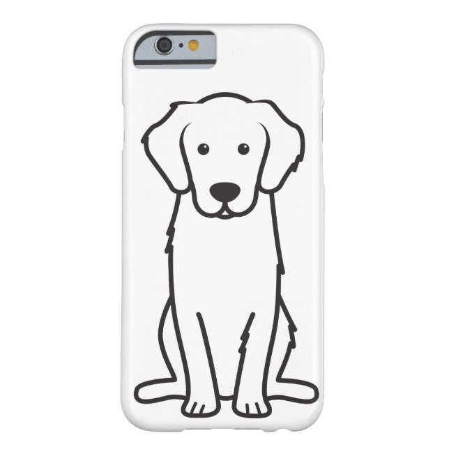Golden Retriever Dog Cartoon Case-Mate iPhone Case (Back)