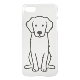 Golden Retriever Dog Cartoon iPhone SE/8/7 Case