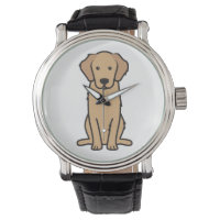 Golden Retriever Dog Cartoon