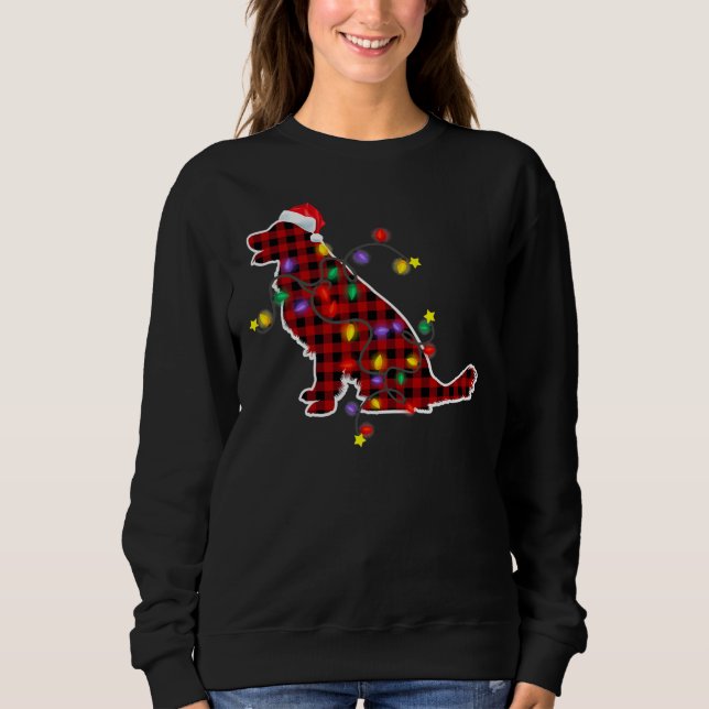 Golden Retriever Dog Christmas Pyjamas Sweatshirt (Front)