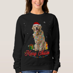 Golden Retriever Dog Christmas Tee Santa Christmas