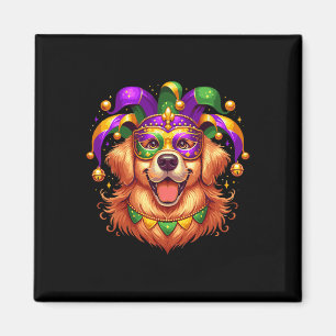 Golden Retriever Dog Costume Outfit Women Men Mard Magnet