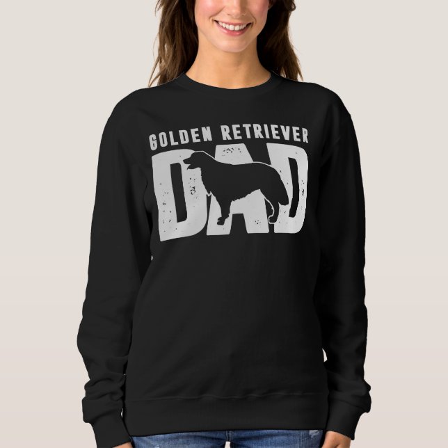 Golden Retriever Dog Dad Sweatshirt (Front)