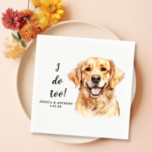 Golden Retriever Dog Drawing Personalised I Do Too