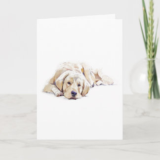 Golden Retriever Dog Greeting Card Dog Lover Gift
