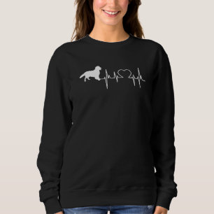 Golden Retriever Dog Heartbeat Sweatshirt