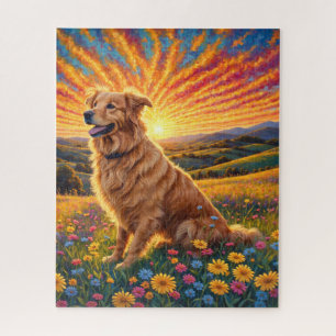 Golden Retriever dog Jigsaw Puzzle