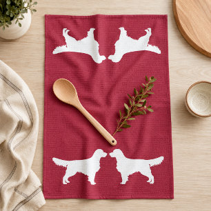 Golden Retriever Dog Kitchen Dish Towel