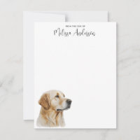 Golden Retriever Dog Lover Personalised Watercolor
