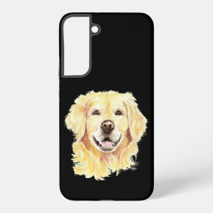 Golden Retriever Dog Lover pet Animal Watercolor Samsung Galaxy Case