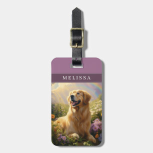 Golden Retriever Dog Luggage Tags